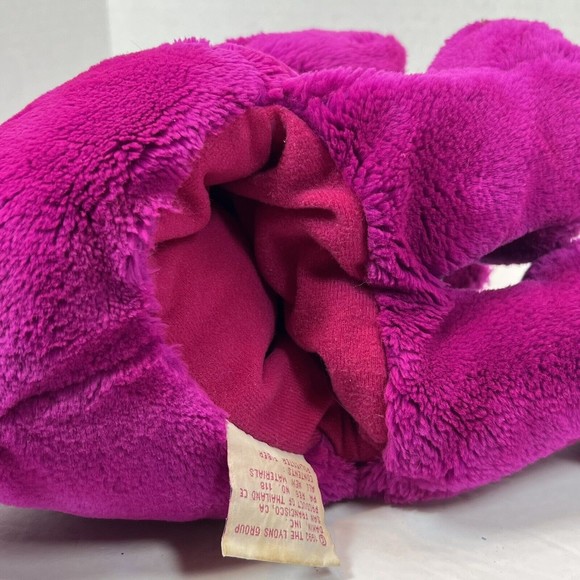 VINTAGE BARNEY & FRIENDS PLUSH HAND PUPPET 1992 DAKIN 14"  Dinosaur PBS - Picture 6 of 12